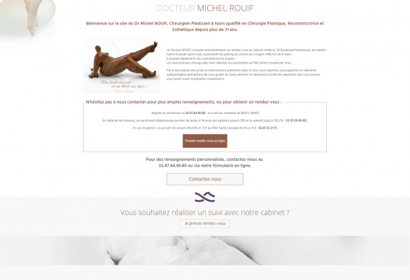Lancement de notre site internet
